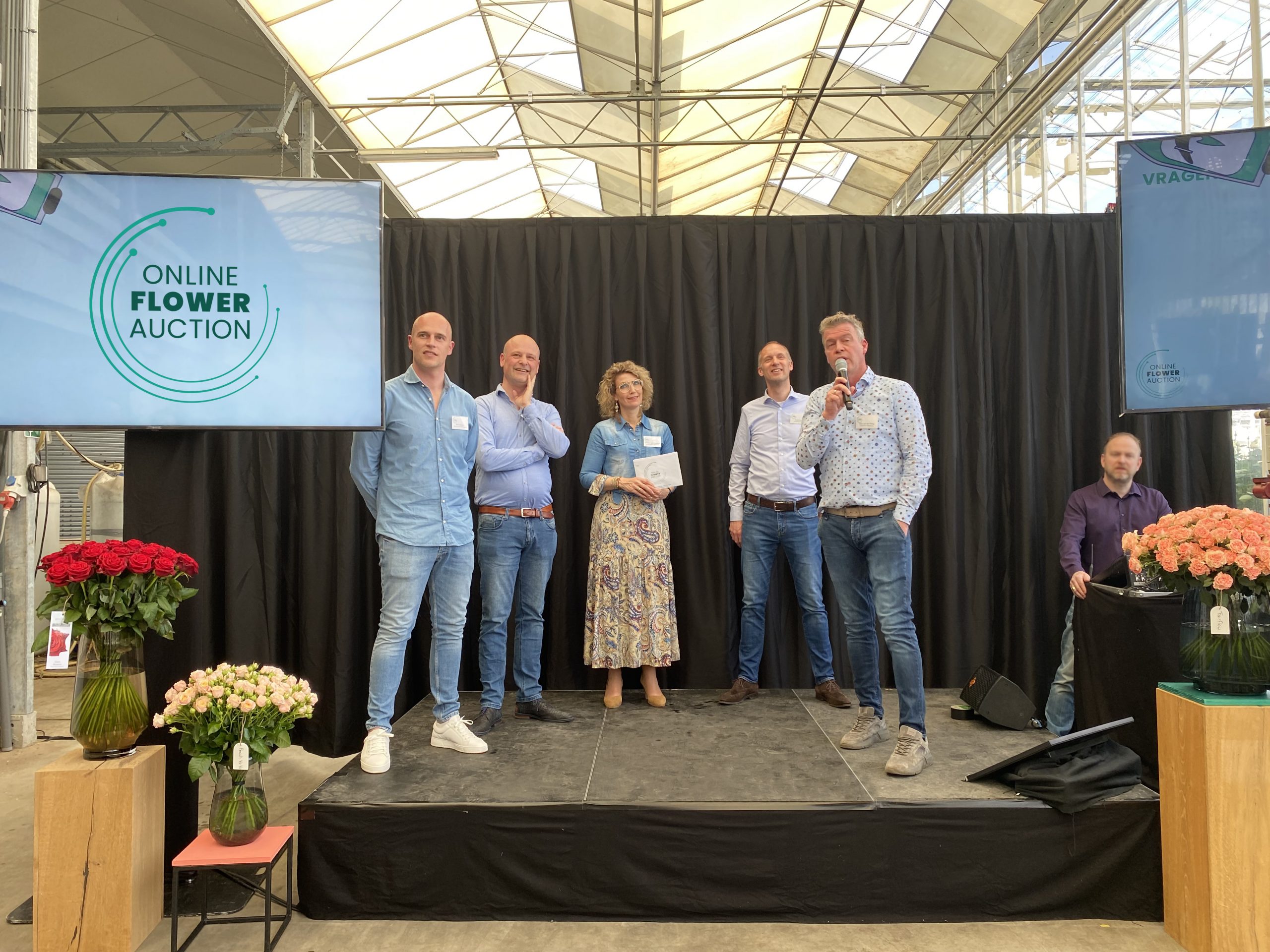 Veel animo voor kopersdag Online Flower Auction